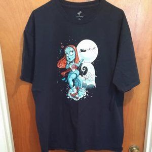 Nightmare Before Christmas Sally Pinup Navy Tshirt